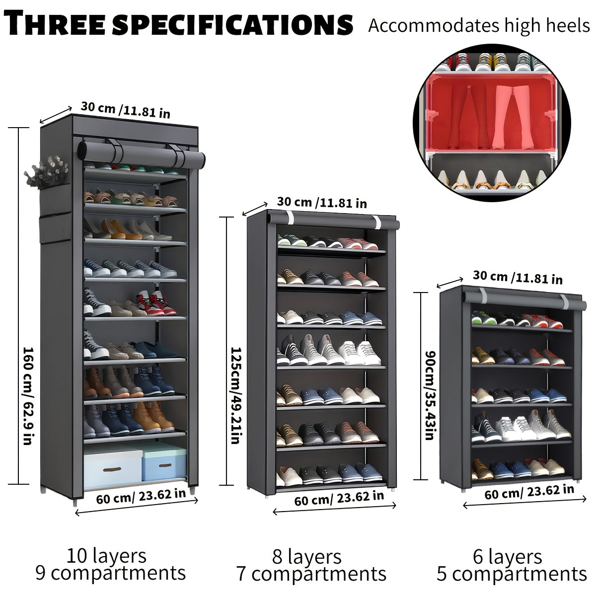 Fabric Shoe Rack