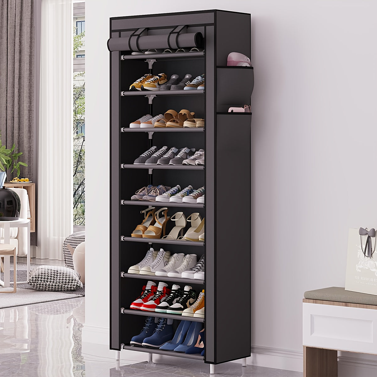Fabric Shoe Rack