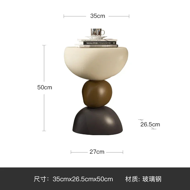 Abstract Sculptural Side Table