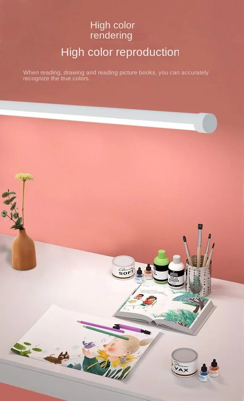 Living Room Adjustable LED Floor Lamp, Standing Reading Lamp, Children's Study Lamp, Dimmable, Bedroom and Office Decoration