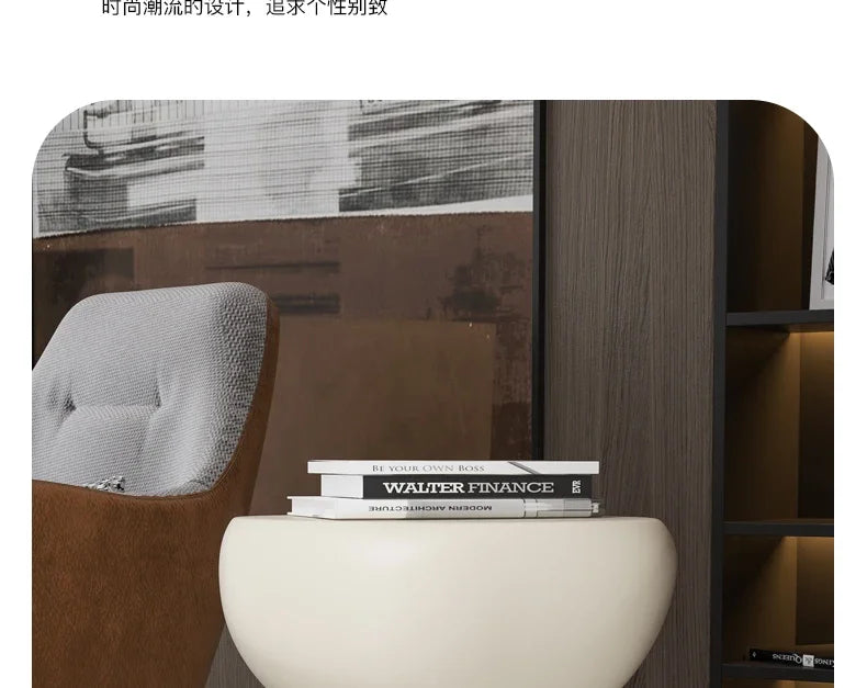 Abstract Sculptural Side Table