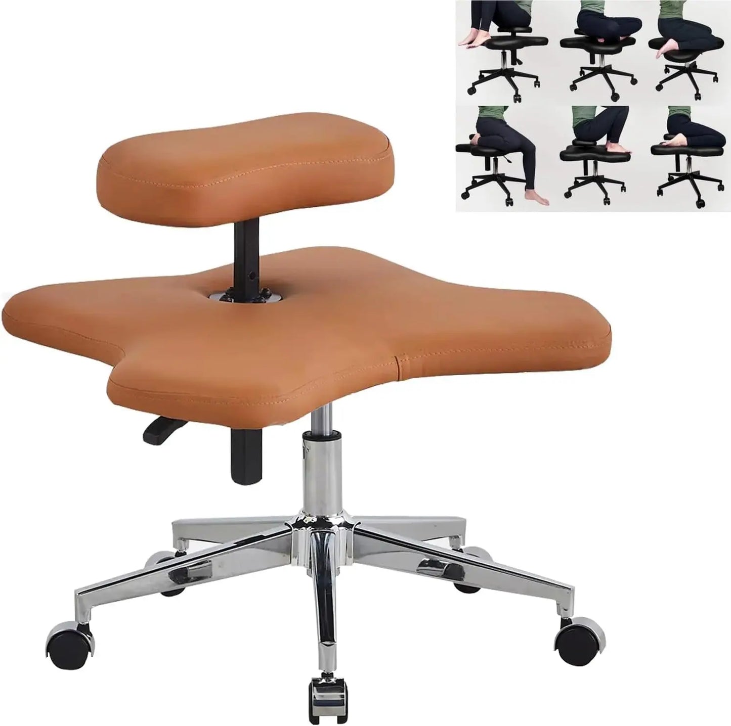 Ergonomic Kneeling Office Chair with Wheels