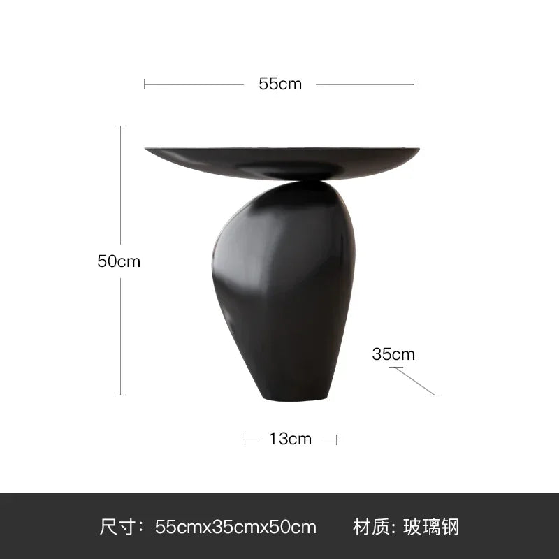 Abstract Sculptural Side Table