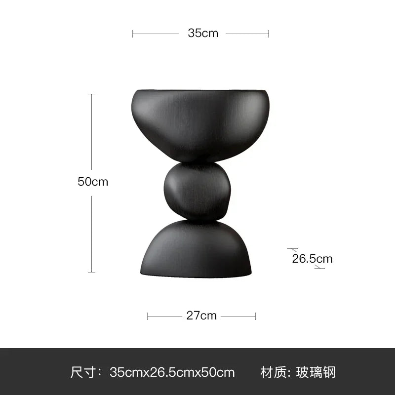 Abstract Sculptural Side Table