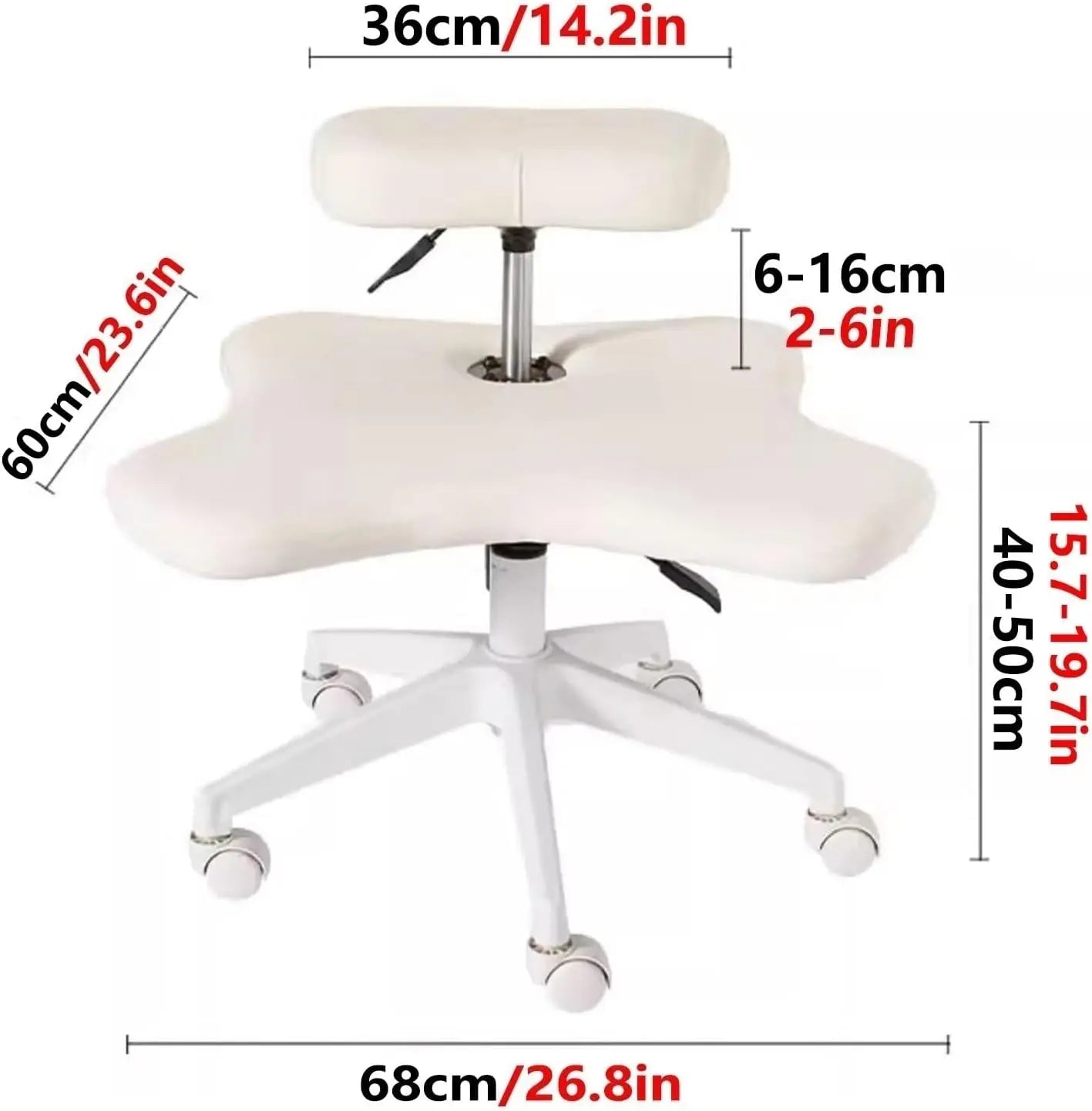 Ergonomic Kneeling Office Chair with Wheels