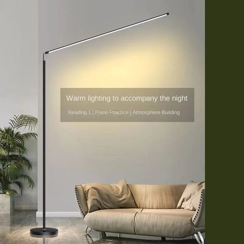Living Room Adjustable LED Floor Lamp, Standing Reading Lamp, Children's Study Lamp, Dimmable, Bedroom and Office Decoration