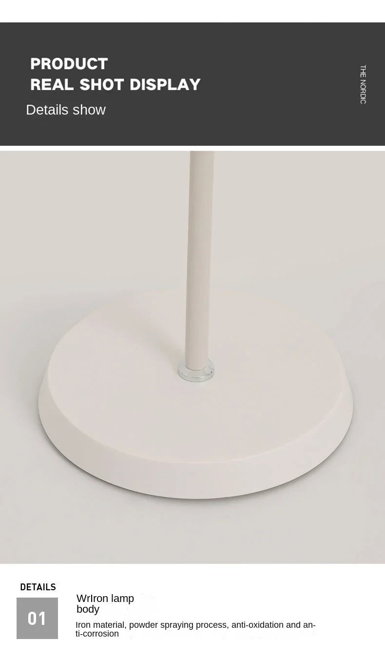 Living Room Adjustable LED Floor Lamp, Standing Reading Lamp, Children's Study Lamp, Dimmable, Bedroom and Office Decoration