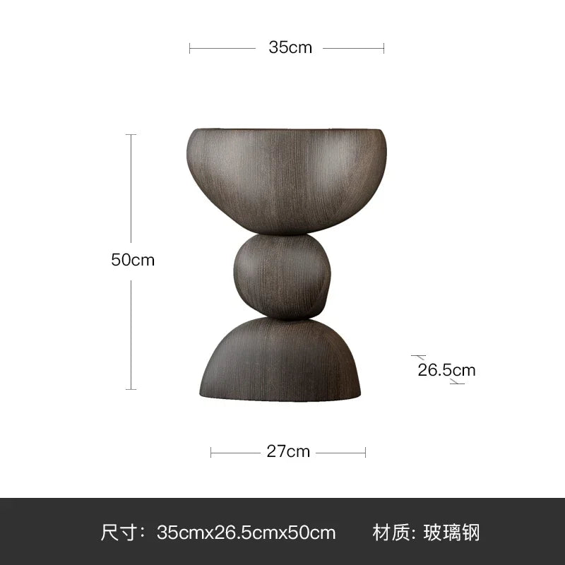 Abstract Sculptural Side Table