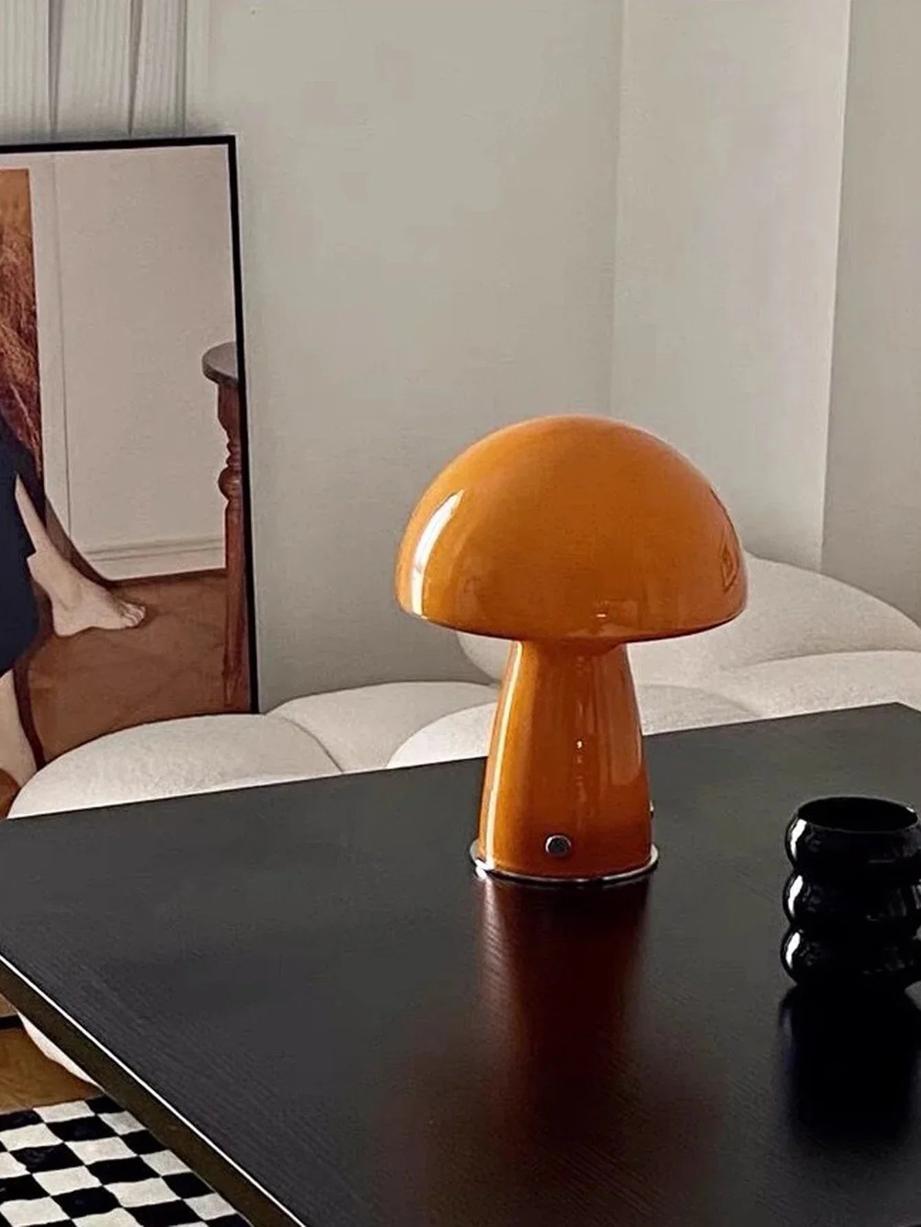Korean Style USB Plug LED Mushroom Light Tri Color Dimming Living Room Bedroom Bedside Atmosphere Eye Protection Night Light