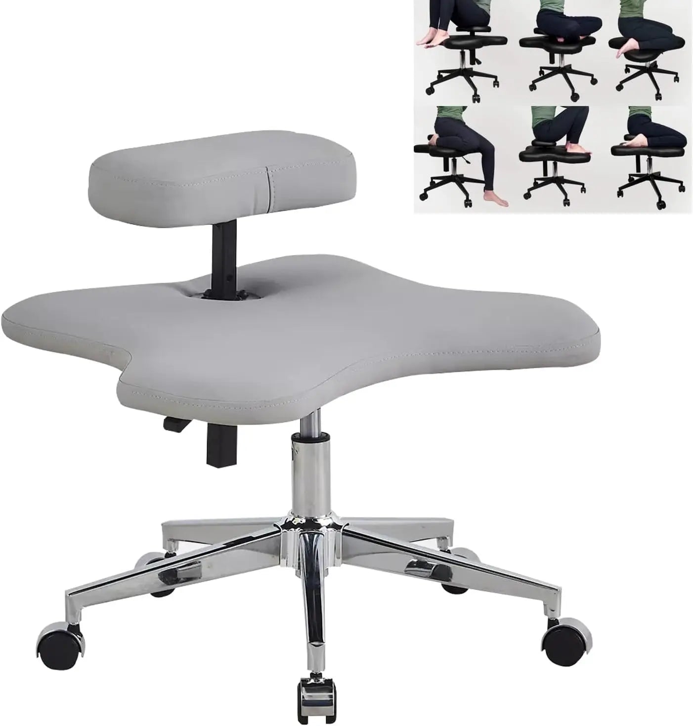 Ergonomic Kneeling Office Chair with Wheels