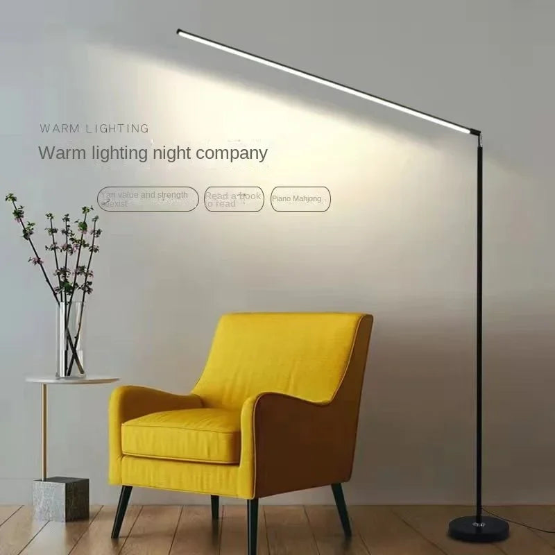 Living Room Adjustable LED Floor Lamp, Standing Reading Lamp, Children's Study Lamp, Dimmable, Bedroom and Office Decoration