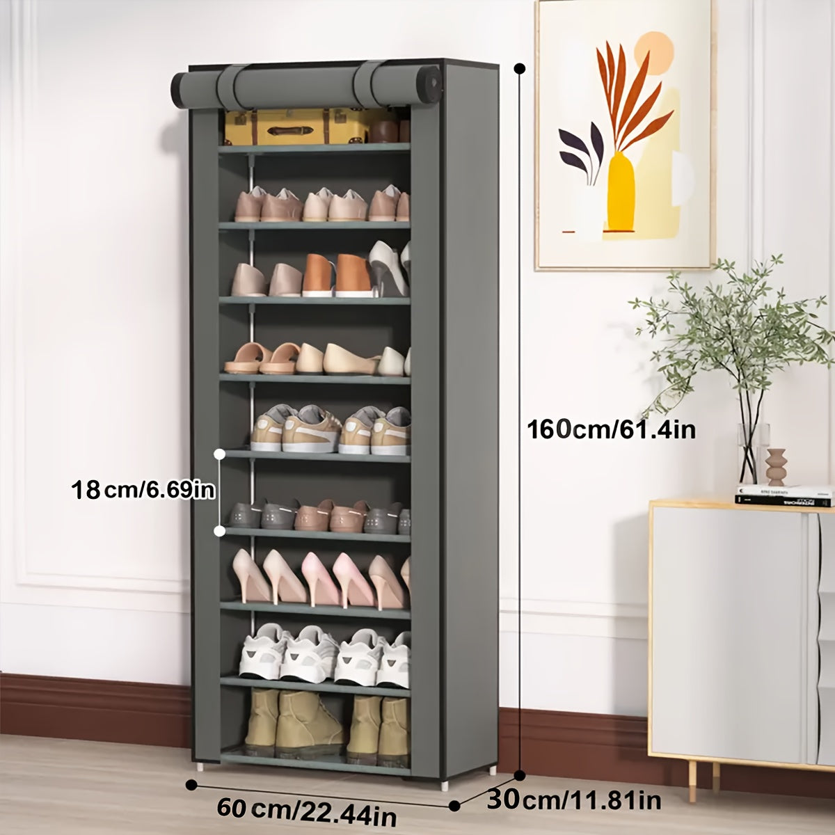 Fabric Shoe Rack