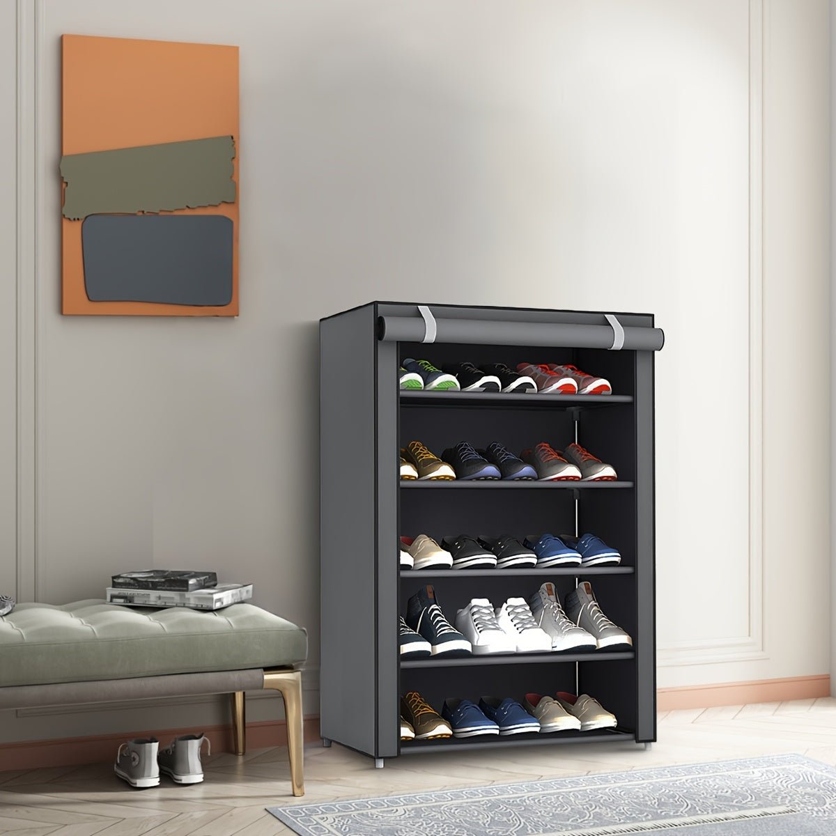 Fabric Shoe Rack