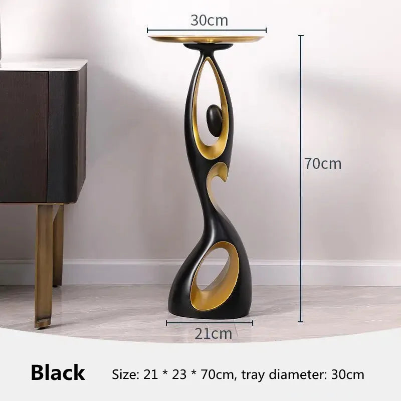 Modern Abstract Accent Table