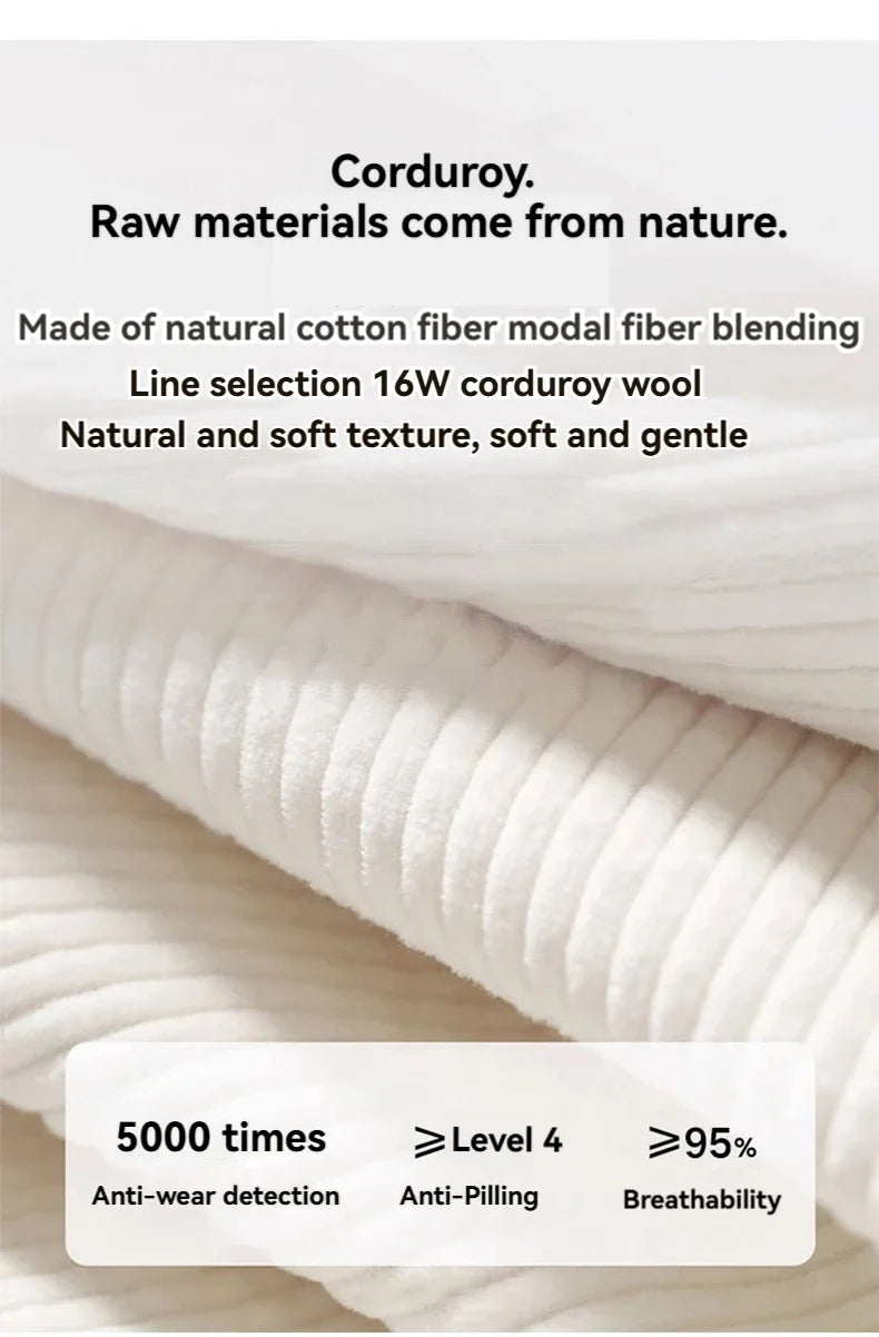 Modular Corduroy Sofa Mattress