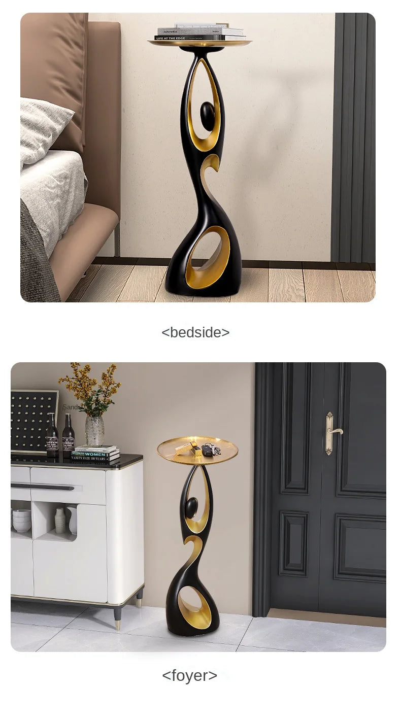 Modern Abstract Accent Table
