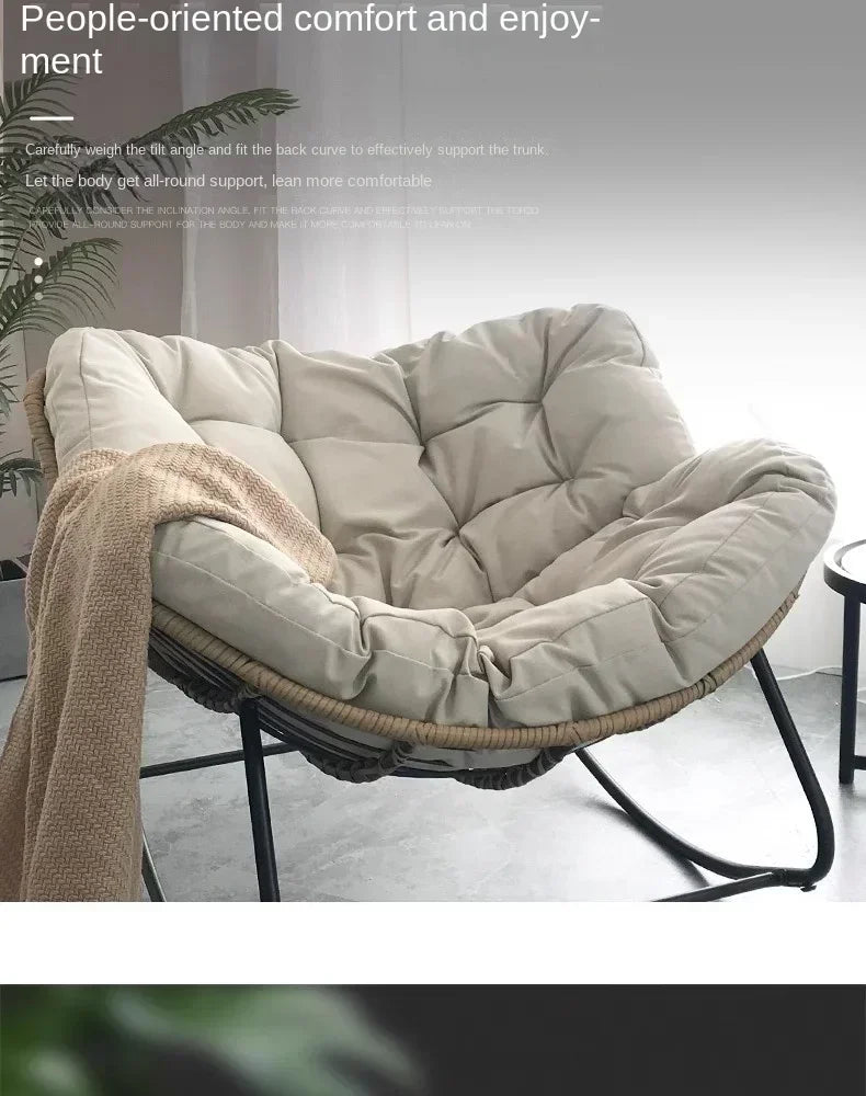 Outdoor Rattan Rocking Chair