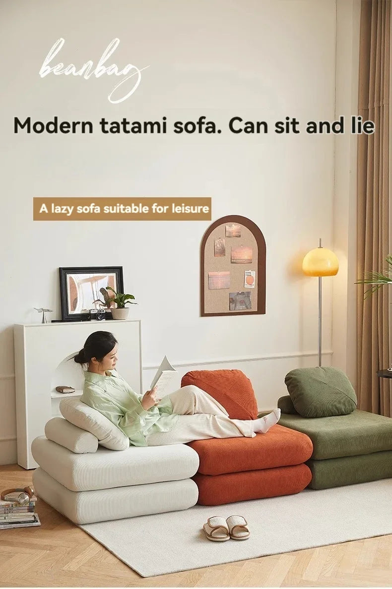Modular Corduroy Sofa Mattress
