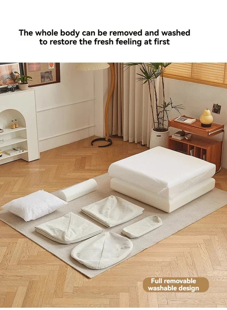 Modular Corduroy Sofa Mattress