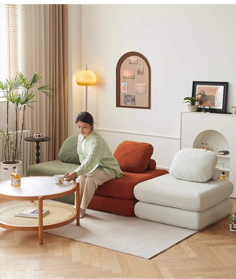 Modular Corduroy Sofa Mattress
