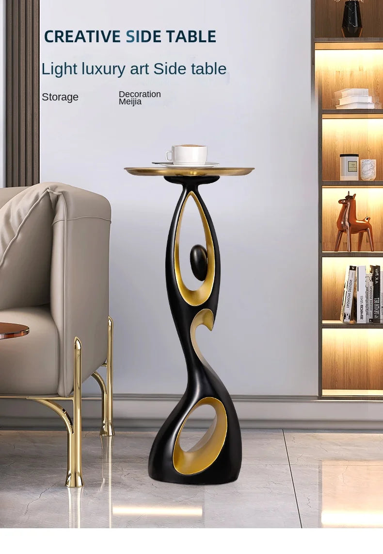 Modern Abstract Accent Table