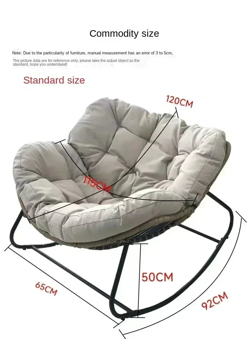 Outdoor Rattan Rocking Chair