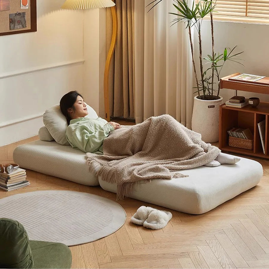 Modular Corduroy Sofa Mattress