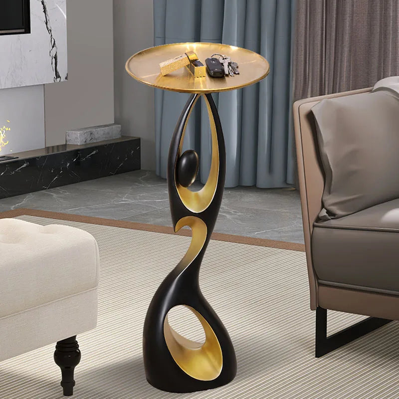 Modern Abstract Accent Table