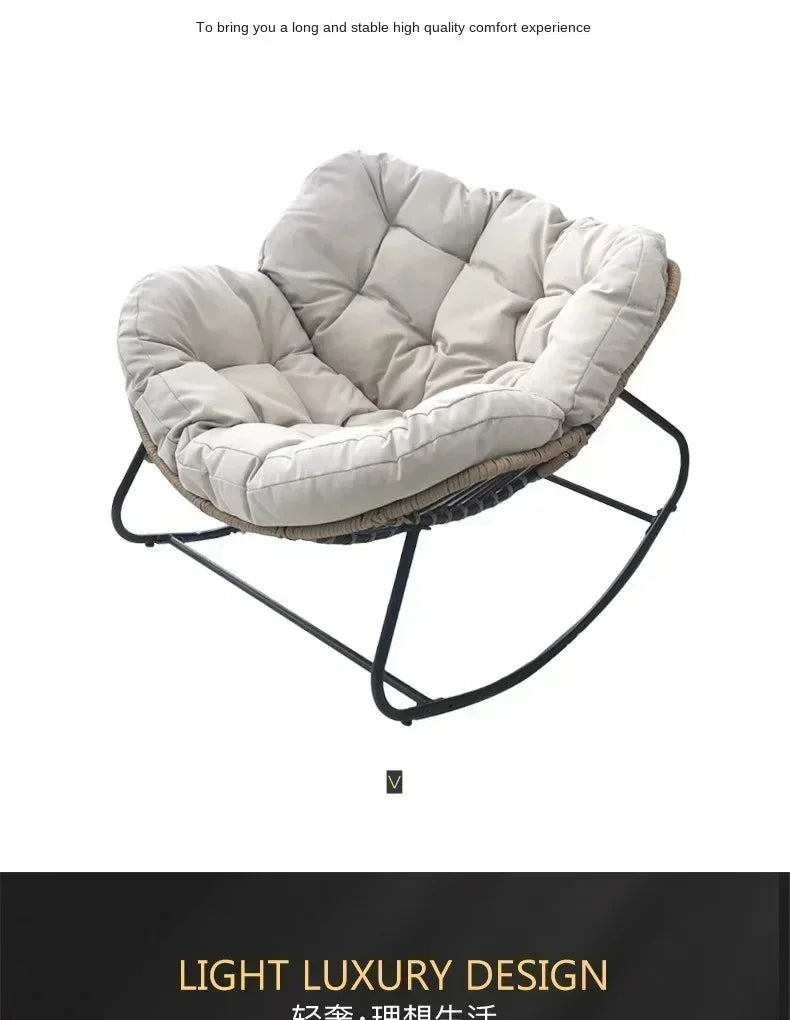 Outdoor Rattan Rocking Chair