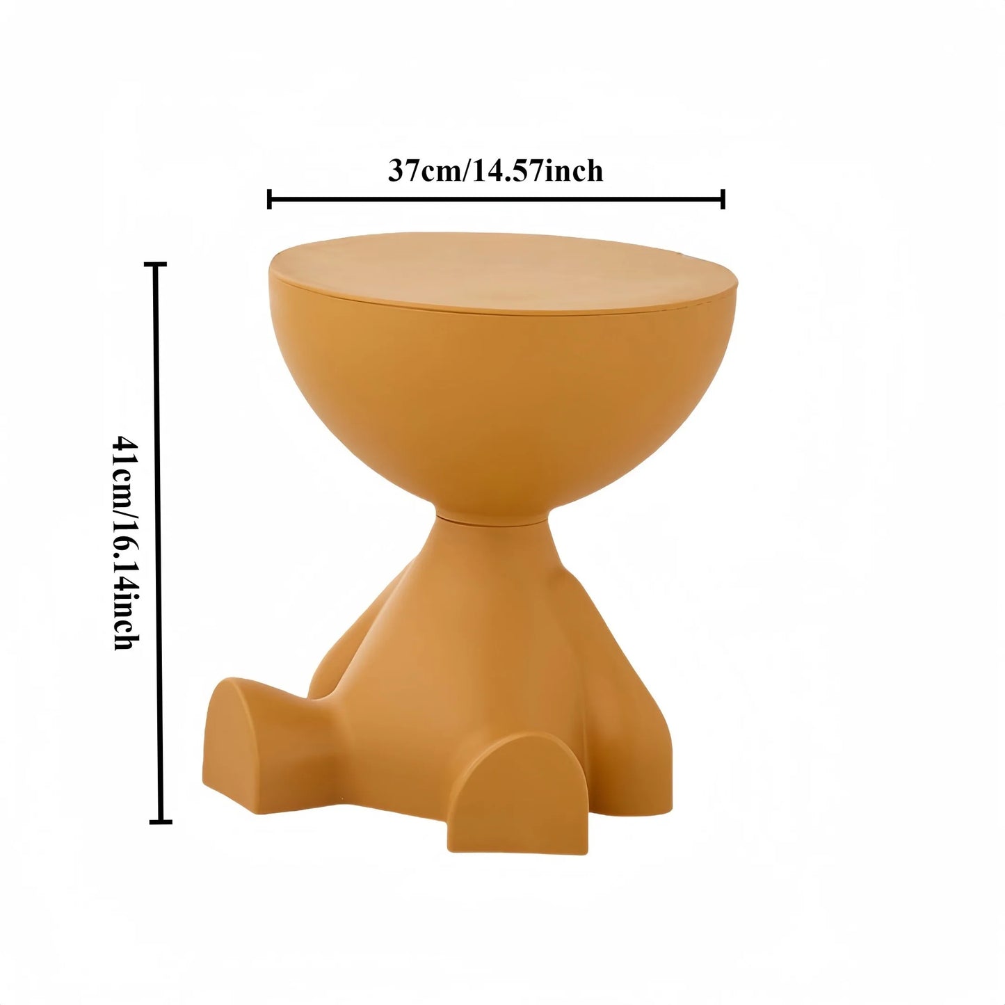 Charming Abstract Character Side Table Set