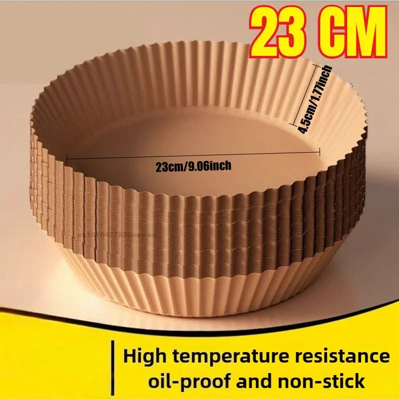 Non-stick Air Fryer Paper Liner-for Baking Microwave-Air Fryer Accessories Aerogrill Parchment for Home and Kitchen Baking Tools