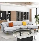 Emerald Green Velvet Sectional Sofa with Ottoman