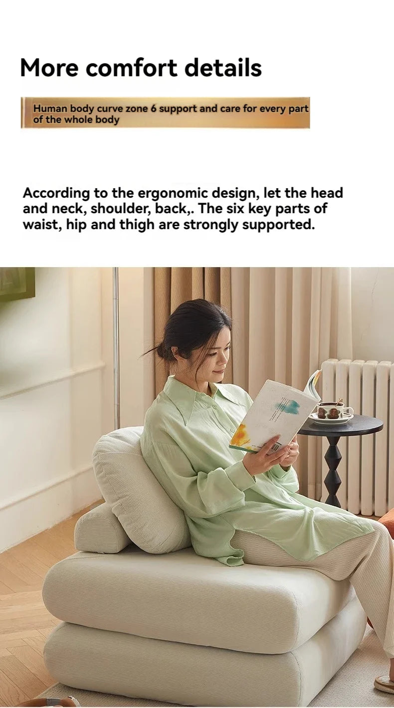 Modular Corduroy Sofa Mattress