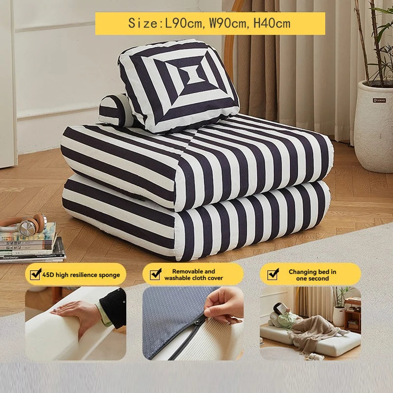 Modular Corduroy Sofa Mattress