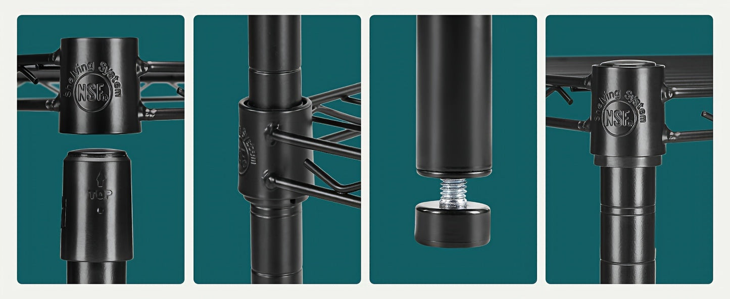 5-Tier Metal Storage Rack